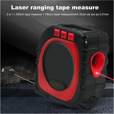 3in1 Digital Multi-function Measure Tape Infrared Laser Dist