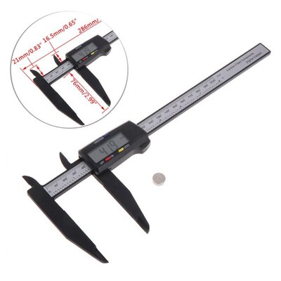 200MM 8 Inch LCD Digital Vernier Caliper Electronic Carbon F