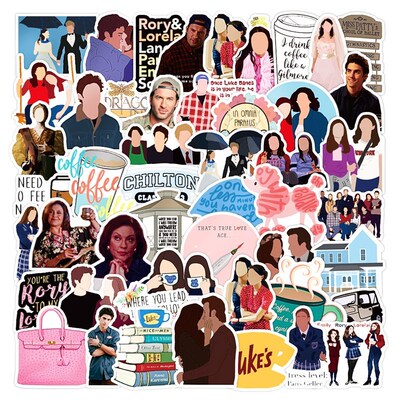 10/30/50pcs/pack Classic TV Show Gilmore Girls Graffiti Sti