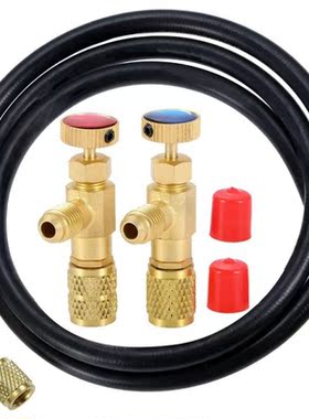 R12 R410 Refrigerant Charging Valve,with 59inch R410A AC Ref