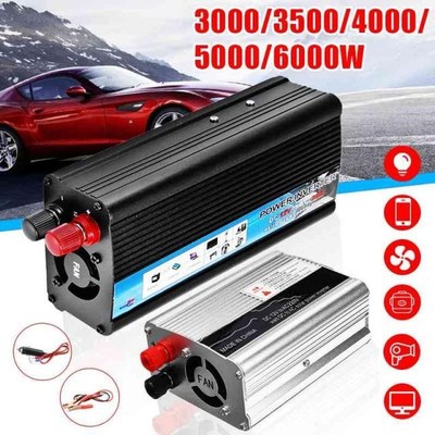 Solar Car Inverter DC12V to AC220V 3000/3500/4000/5000/6000W