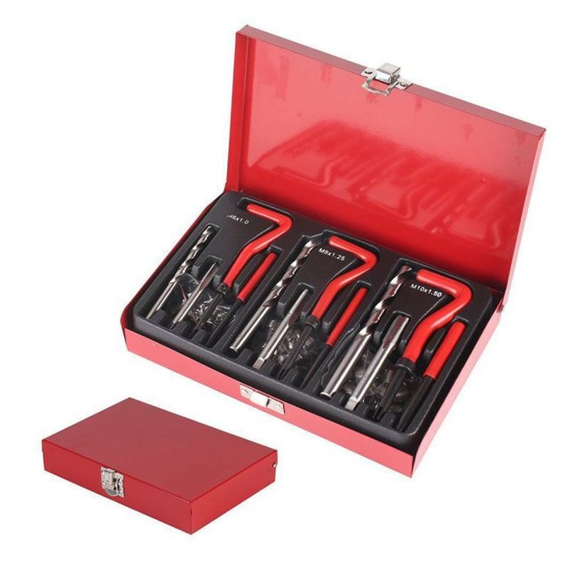 88Pcs Thread Repair Set Kit Helicoil M6 M-8 M-10 Thread Inse