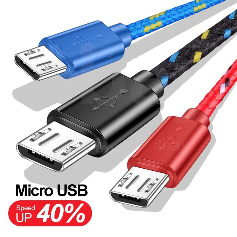 Micro USB Cable 3A Fast Charging USB Data Cable Cord for Sam