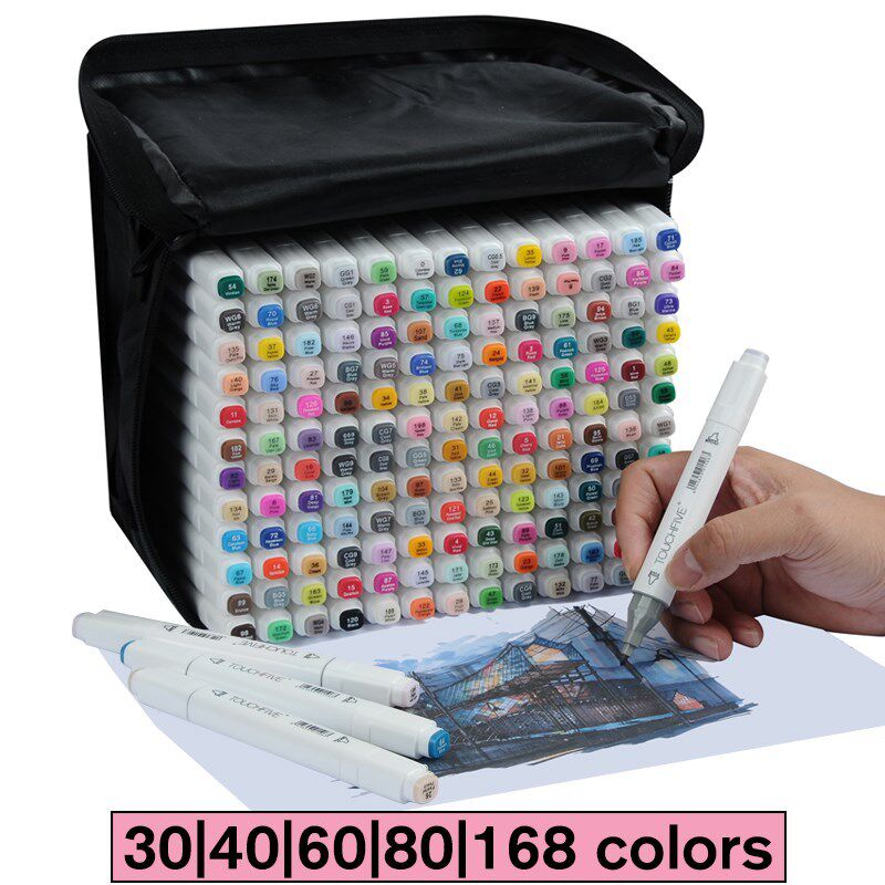 Touchfive 30/40/60/80/168 Double Headed painting art mark p