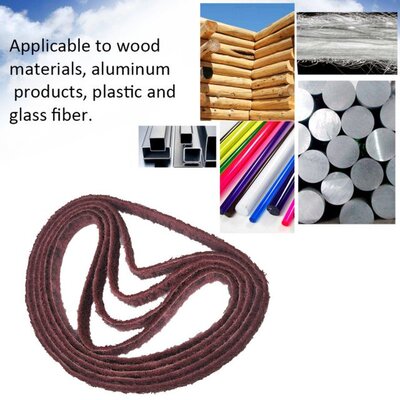 10 PCS 520 x 15mm 150 Grits Polishing Nylon Belt Sand Belt f