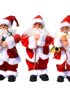 New Year 2021 Electric Santa Claus Singing Christmas Dolls N