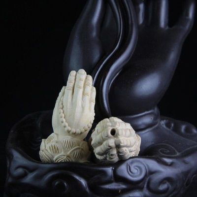 Great Buddha Sculpture Stable Base Hand Statue Wear