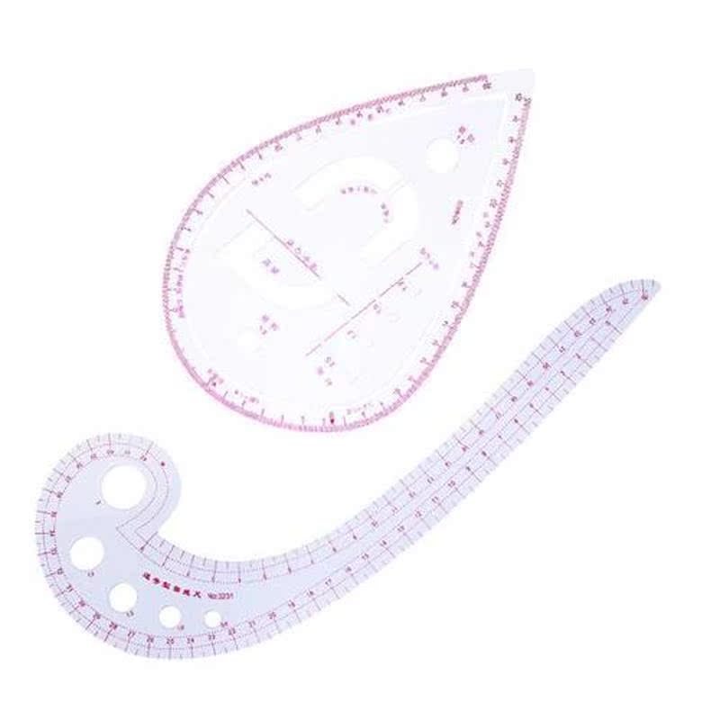 9PCS/SET Cutting Ruler DIY Clothing Sample Grading Sewing T
