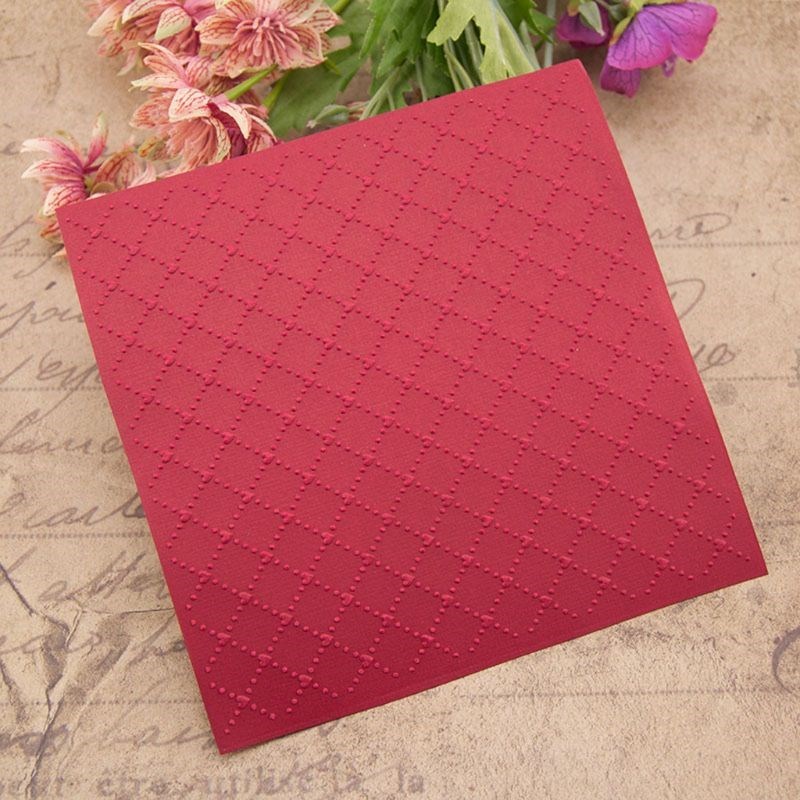 Embossing Folder Template DIY Scrapbook Photo Album Card Mak