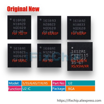 10pcs/lot 1610A1/1610A2/1610A3/610A3B/1612A1 U6300 charging