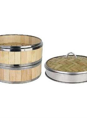 Steamer Basket Food Pot Dim Sum Chinese Bamboo Steam