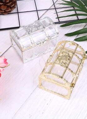 Wedding Jewelry Box Gold Candy Ring Earrings Necklace Box Ca