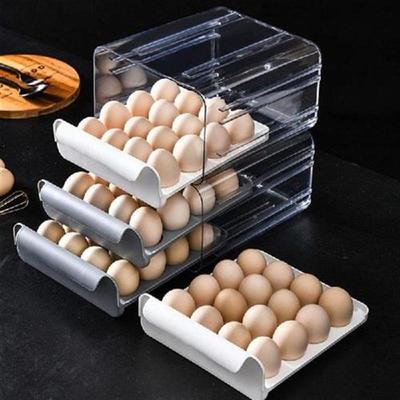 Fridge Storage Eggs Box Fresh Preservation Egg Organizer
