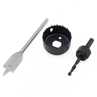 3PCS/Set M42 Bimetal Hole Opener Set Carpenter's Flat Dr