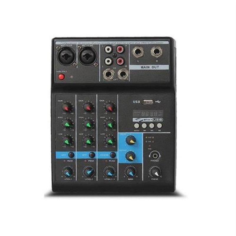 A4 Sound Mixing Console luetooth-compatile US Record Comp