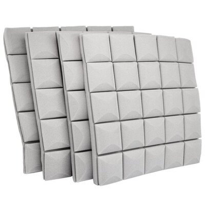 4pcs 50x50x5cm Studio Acoustic Foam Soundproof Foam Sound Ab