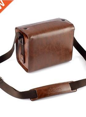 Luxury Digital Camera PU Leather Case Bag For leica X, leic