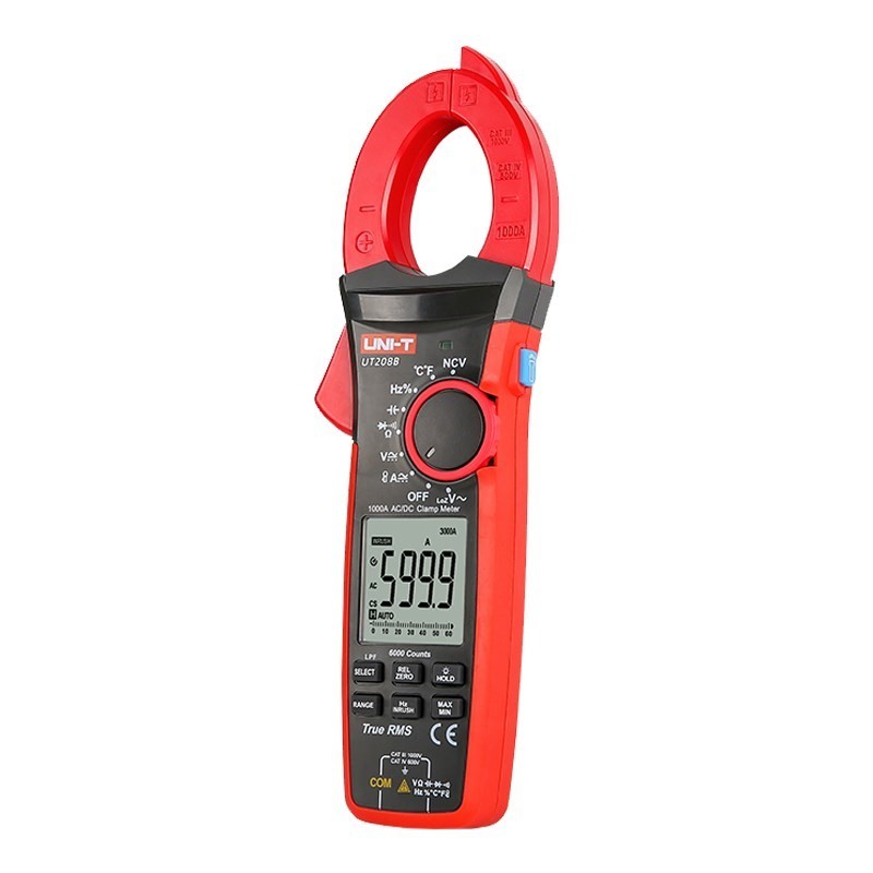 UT206B / UT207B / UT208B 1000A True RMS Digital Clamp Meter;