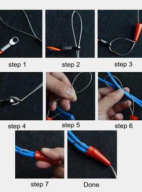 4mm 5/10/15/20/25/30m Durable Black Fiberglass Electric Guid