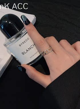 Chain ring female fashion personality light luxury niche exq