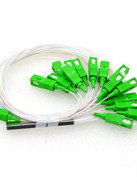 30 PCS/Lot 1X16 PLC SC/APC SM 0.9mm G657A1 PVC 1m FTTH Fiber