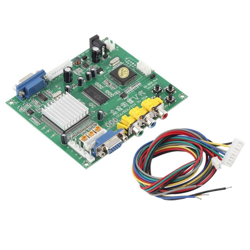 NEW Arcade Game RGB/CGA/EGA/YUV to VGA HD Video Converter Bo