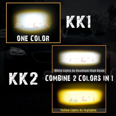 LED Lights Car Lenses Projector High Beam Fog Light Matrix H