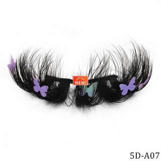 Faux Mink 25mm Lashes With Butterflys or flowers On Them Ful