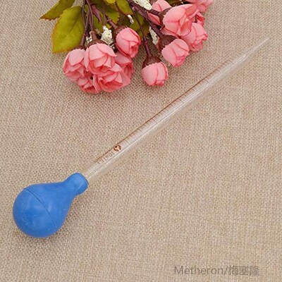 10ml Glass Scale Line Dropper Blue Rubber Head Pipettors Pip