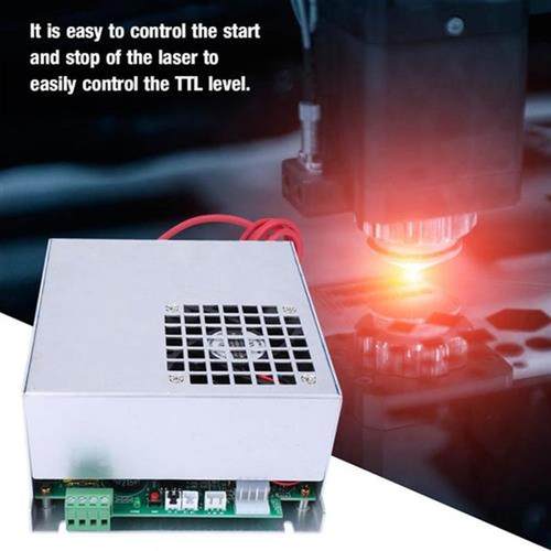 40W CO2 Laser Power Supply Aluminum Alloy Shell AC 220V/110