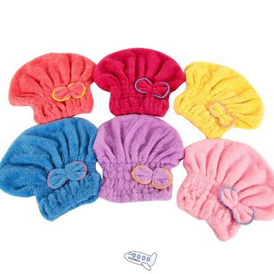 Soft Microfiber Solid Quickly Dry Hair Hat Hair Turban Women