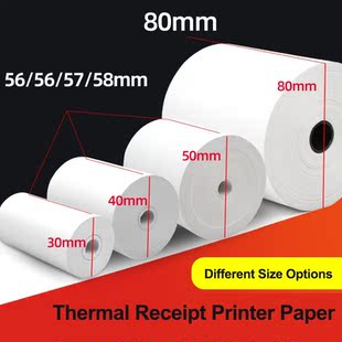 Thermal Paper  58mm 80mm Paper for Thermal Receipt Printer P