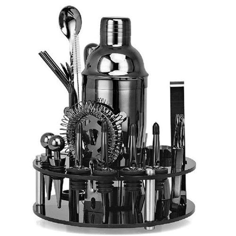 20pcs stainless steel Cocktail Shaker Set  Bartender Kit