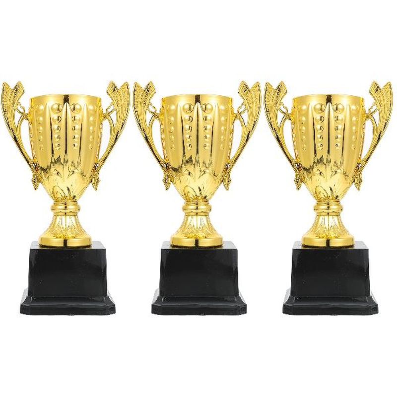 3 pcs  Creative Awards Ceremony Trophy Delicate Plastic