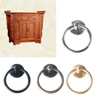 10 Pcs Cabinet Knob Cupboard Drawer Pull Handle Dresser Ring