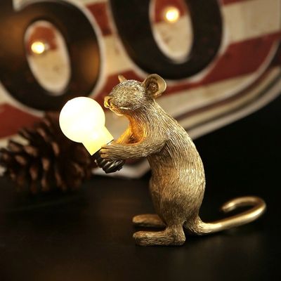 Modern Resin Mouse Table Lamp LED E12 mouse Table Lamps Desk