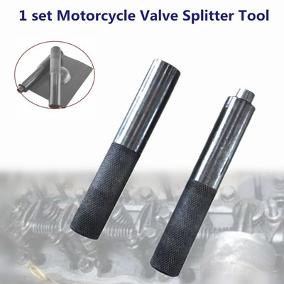 Black Metal Spring Compressor Remove Motorcycle Valve Splitt