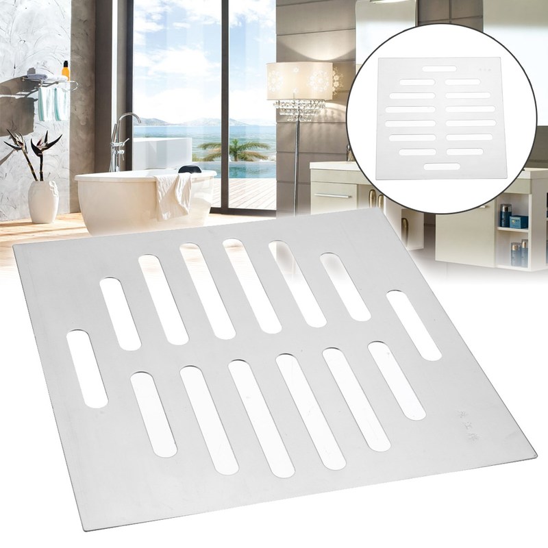 1pc Drain Cover 15cm Stainless Steel Swirl Drain Guard Cover
