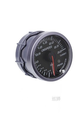 CNSPEED 3 BAR  60mm 2.5'' Boost Turbo Gauge  White &