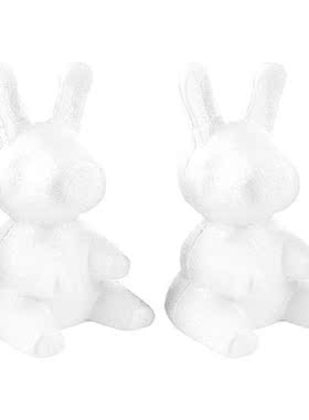 Foam Rabbit Styrofoam Diy Bunny Polystyrene Craft White