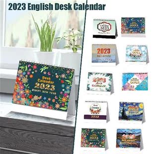 Calendar 2023 Desk Wall Monthly Table Desktop Planner