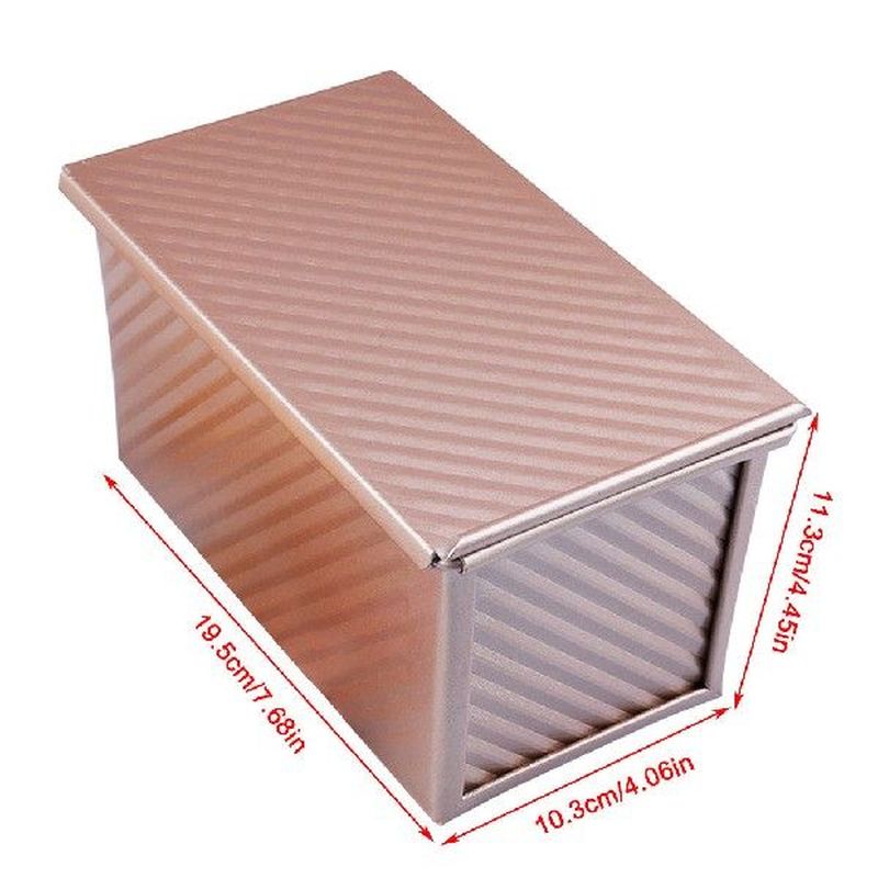 1pc Loaf Pan With Cover Bread Baking Mould Cake Toast