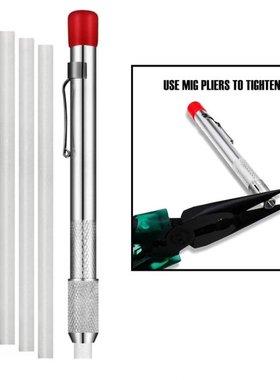 Wooden Slate Pencil Kit Round Soapstone Holder Marker Stainl