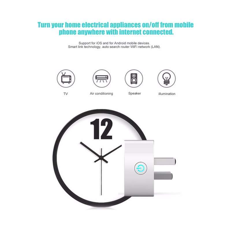 WiFi Power Socket APP Remote Control Timer US Plug Wifi Time
