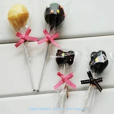 100Pcs Practical Clear Candy Cookie Lollipop Cellophane Bag