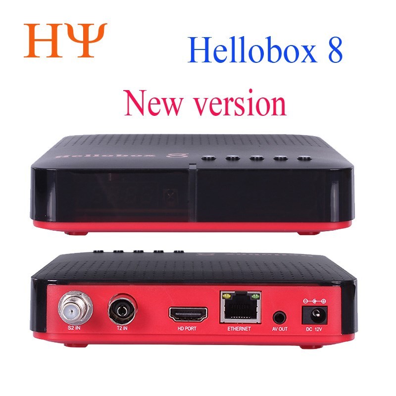8 satellite receiver DVB-T2 DVBS2 Combo TV Box Twin Tuner Su
