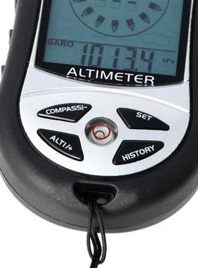 Digital 8 in 1 LCD Compass Barometer Altimeter Thermo Temper