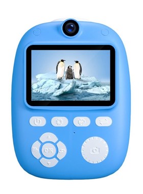 Kids Camera Toys Print Camera Support Selfies Video with Wi