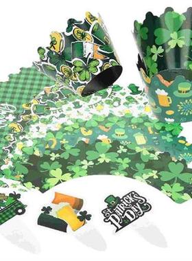 Cupcake St Patrick Day Decoration Wrapper Baking Muffin