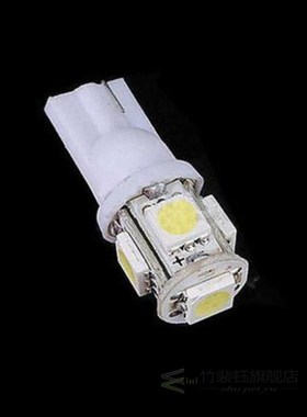 10/15/30/50/100PCS Car White LED T10 5050 5SMD Wedge  Light